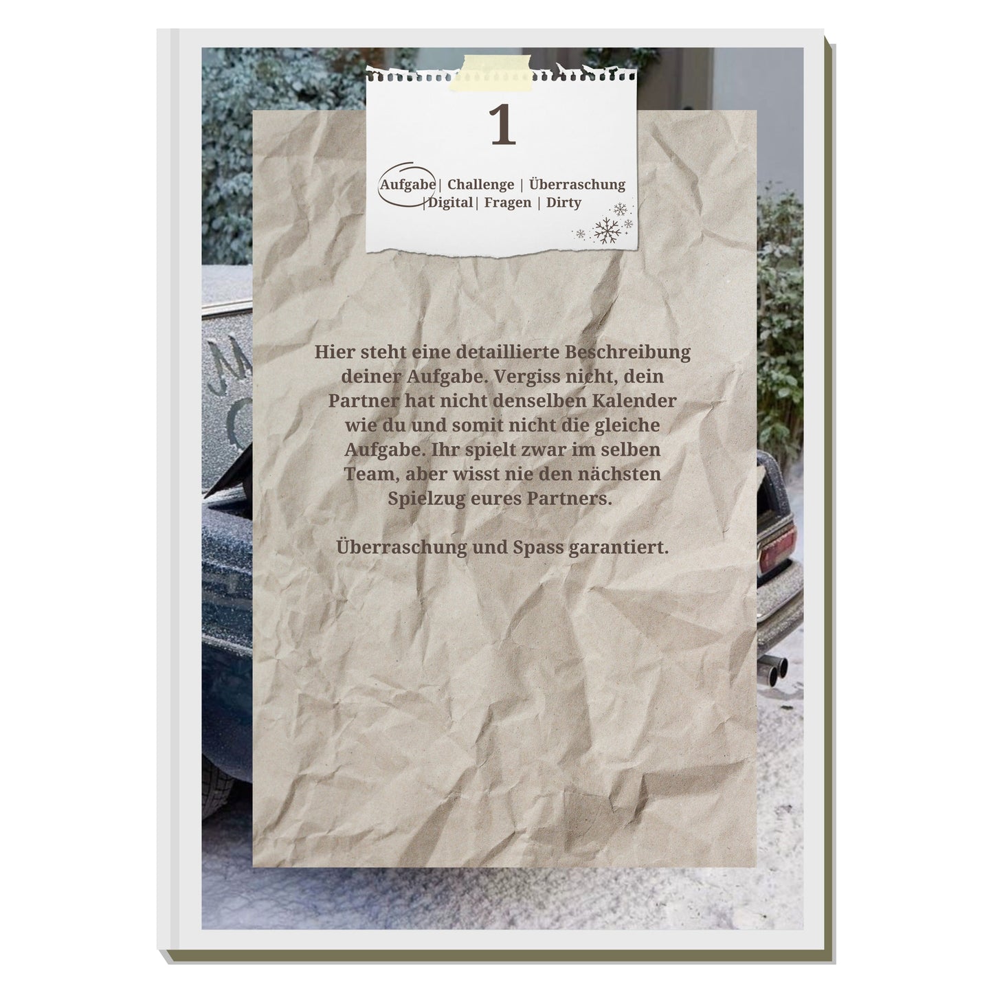 Paar Adventskalender