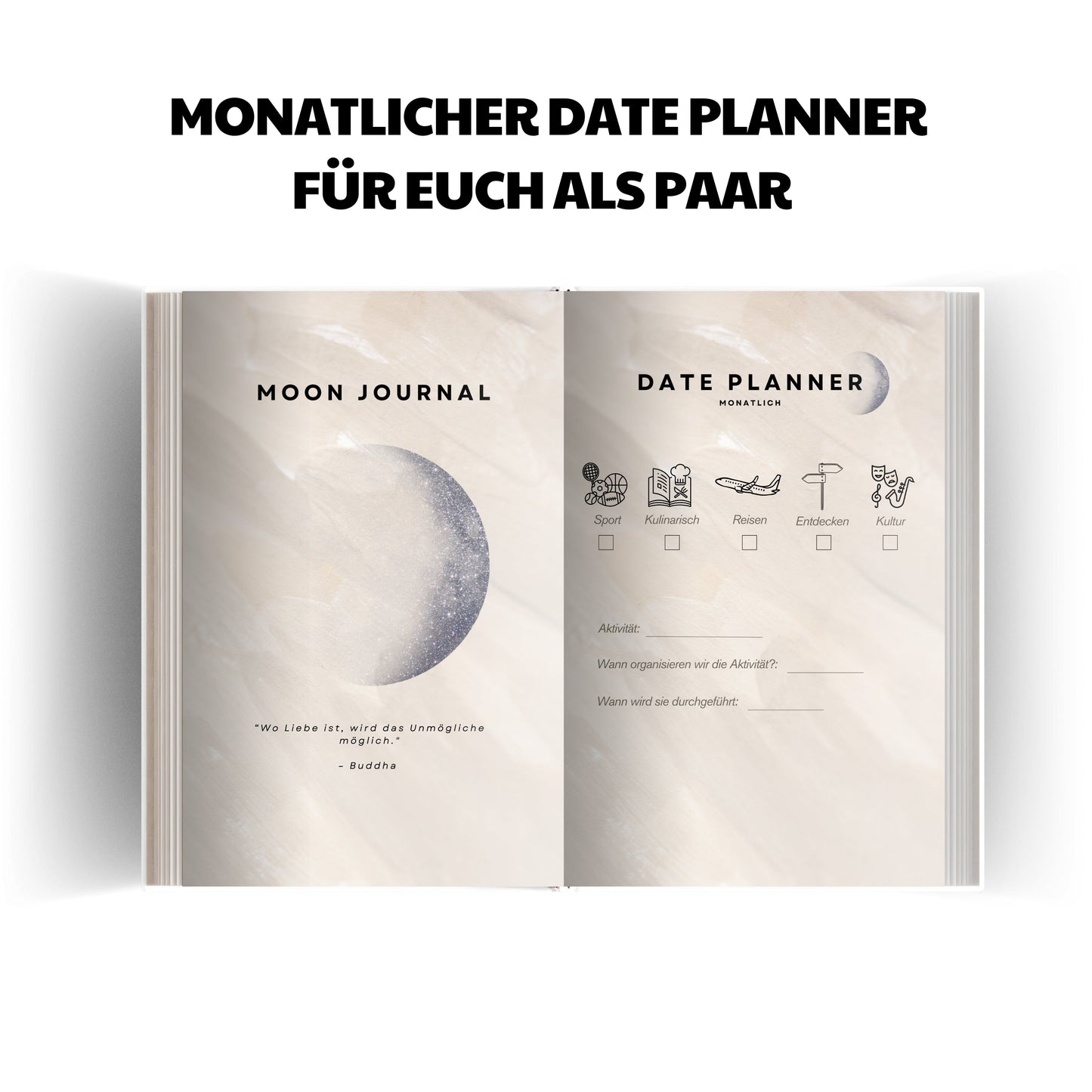 Moon Journal für Paare